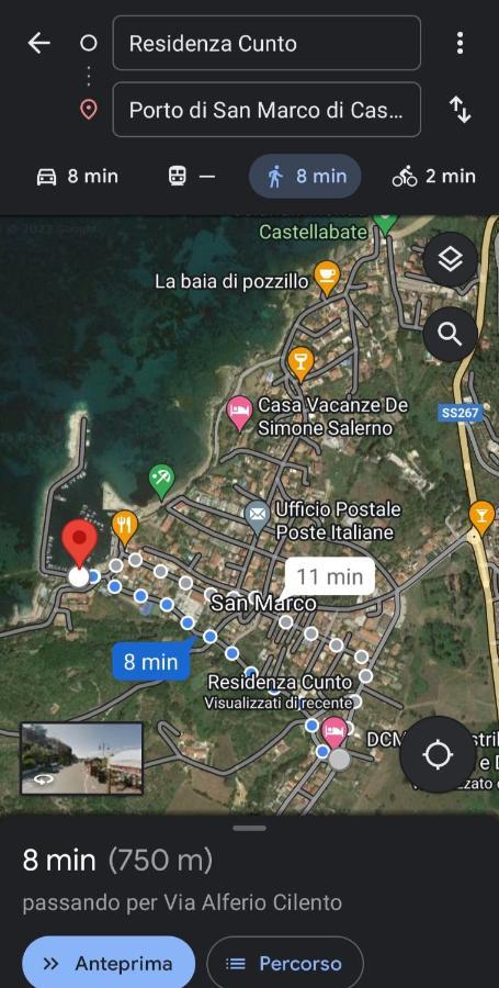 Residenza Cunto Hotel Castellabate Eksteriør billede